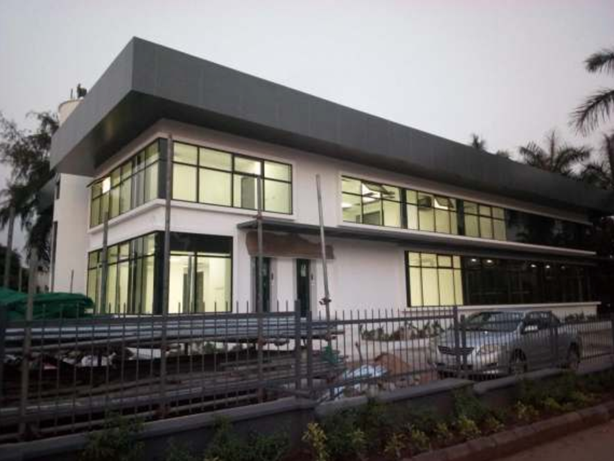Completed building
